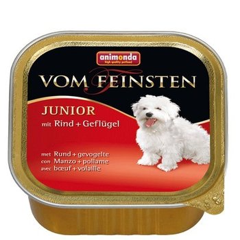 Karma dla psów, ANIMONDA VOM FEINSTEN  Junior, wołowina i drób, 150 g. - Animonda vom Feinsten