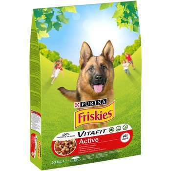 Karma dla psów FRISKIES Active, bogata w mięso, 10 kg . - Friskies