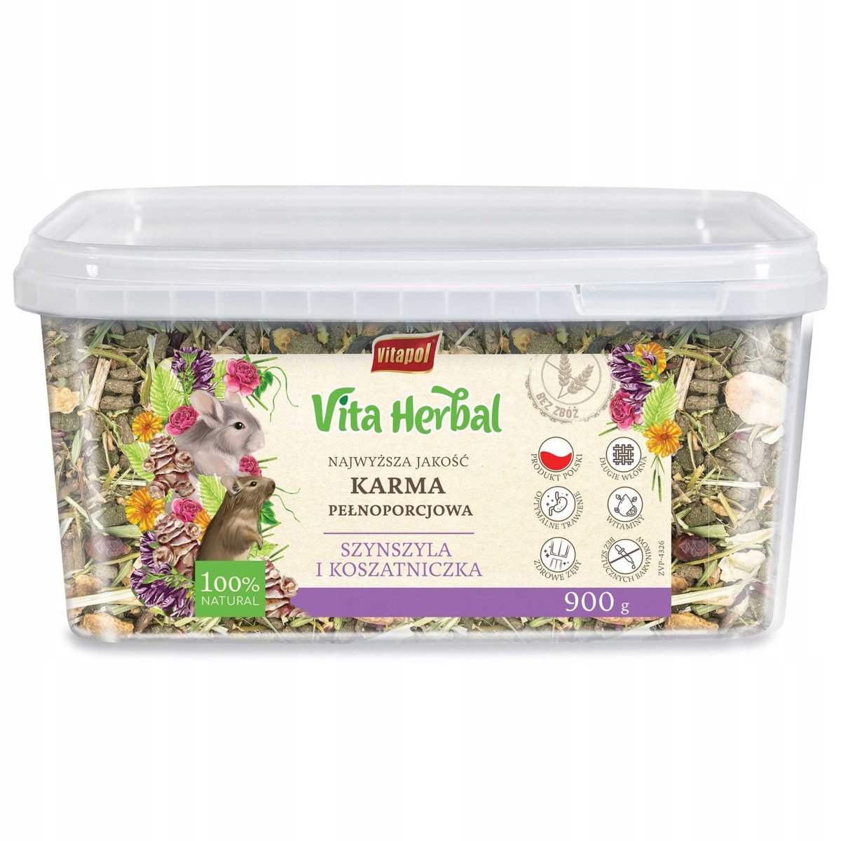 Karma Dla Szynszyli Koszatniczki Vitapol Herbal Vitapol Sklep Empikcom 8780