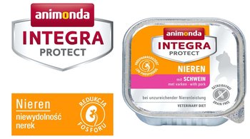 Karma mokra dla kota ANIMONDA Integra Nieren, wieprzowina, 100 g - Animonda