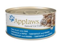 Karma mokra dla kota Applaws Cat, Tuńczyk Z Krabem, 70 g