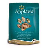 Karma Mokra Dla Kota Applaws, Tuńczyk Z Anchois I Wodorosty W Bulionie Rybnym, 70 G