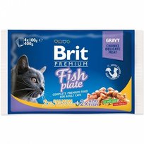 Karma mokra dla kota BRIT Premium Cat Fish Plate 4x100 g