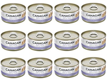 Karma mokra dla kota Canagan bezzbożowa kurczak z kaczką 12x75g puszka - Canagan