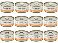 Karma mokra dla kota Canagan bezzbożowa kurczak z łososiem 12x75g puszka