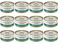 Karma mokra dla kota Canagan bezzbożowa kurczak z rybą 12x75g puszka