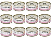 Karma mokra dla kota Canagan bezzbożowa kurczak z szynką 12x75g puszka