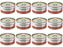 Karma mokra dla kota Canagan bezzbożowa tuńczyk z krabem 12x75g puszka