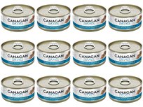 Karma mokra dla kota Canagan bezzbożowa tuńczyk z małżami 12x75g puszka