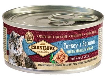 Karma mokra dla kota CARNILOVE Cat Turkey & Salmon, indyk i łosoś, 100 g - Carnilove