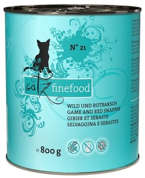 Karma mokra dla kota CATZ FINEFOOD N.21, dziczyzna i karmazyn, 800 g - Catz Finefood