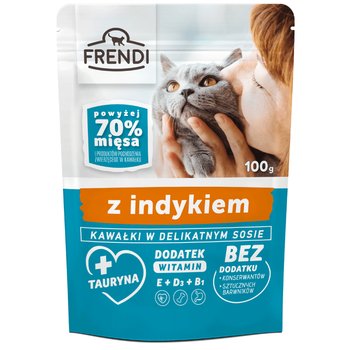 Karma mokra dla kota Frendi w sosie z indykiem 100 g - Frendi