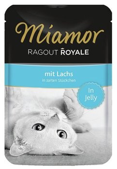 Karma mokra dla kota MIAMOR Ragout Royale, łosoś w galaretce, 100 g - Miamor