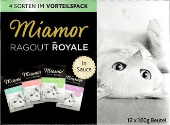 Karma mokra dla kota MIAMOR Ragout Royale Mix Sos, 12x100 g - Miamor