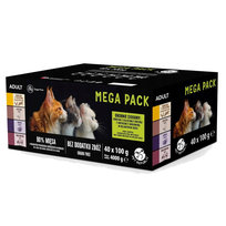 Karma Mokra Dla Kota Pet Republic Mix Smaków Mega Pack Saszetki 40X 100G