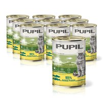 Karma mokra dla kota PUPIL Prime Quality bogata w łososia z pstrągiem 10 x 415 g