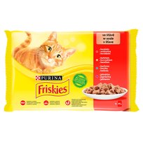 Karma mokra dla kota PURINA Friskies Multipack mięso w sosie 4x85 g