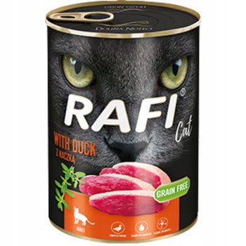 Karma mokra dla kota Rafi Kot, pasztet z kaczką bez zbóż, 400 g - Rafi