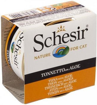 Karma mokra dla kota SCHESIR, tuńczyk z aloesem w galarecie, 85 g - SCHESIR
