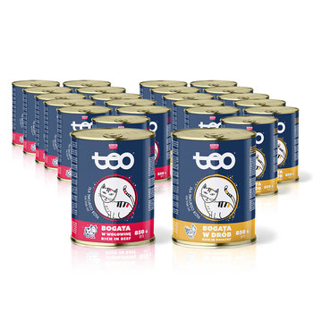 Karma mokra dla kota TEO 24 x 850 g MIX - PUPIL Foods