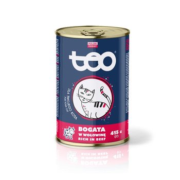Karma mokra dla kota TEO bogata w wołowinę 415 g - Teo