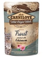 Karma mokra dla kotów CARNILOVE Cat Pouch Trout&Echinacea, 85g