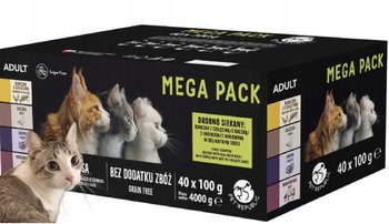 Karma Mokra DLA KOTÓW SOCZYSTE Kawałki W Delikatnym Sosie Codzienna 40x100g - Pet Republic