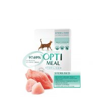 Karma mokra dla kotów sterylizowanych i po kastracji Optimeal, Indyk i kurczak