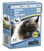 Karma mokra dla mota Bozita kawałki w sosie z mięsem renifera 370 g