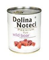 Karma mokra dla psa alergika DOLINA NOTECI Premium Adult pure z dzikiem 800 g