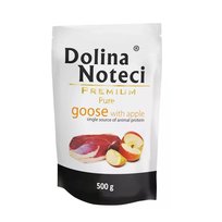 Karma mokra dla psa alergika DOLINA NOTECI Premium Pure gęś z jabłkiem 500 g