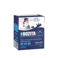 Karma mokra dla psa BOZITA, kawałki w galaretce z reniferem, 370 g