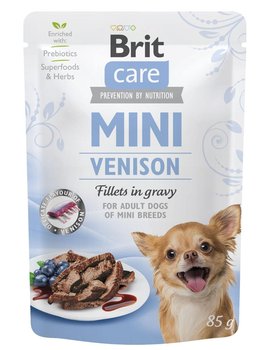 Karma mokra dla psa BRIT Care Mini Pouch Venison, 85 g - Brit