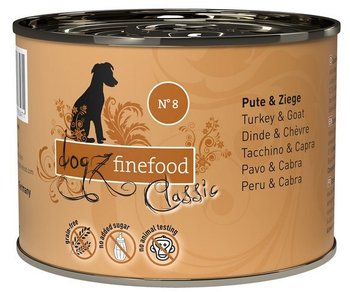 Karma mokra dla psa DOGZ FINEFOOD N.08, indyk i koza, 200 g - Dogz Finefood