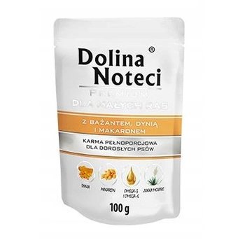 Karma mokra dla psa DOLINA NOTECI Premium, bażant, dynia i makaron, 100 g - Dolina Noteci