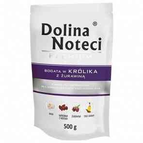 Karma mokra dla psa DOLINA NOTECI Premium, bogata w królika z żurawiną, 500 g - Dolina Noteci