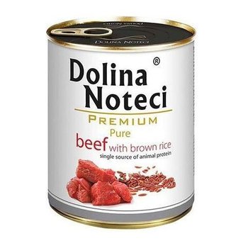 Karma mokra dla psa DOLINA NOTECI Premium Pure, wołowina z ryżem, 400 g - Dolina Noteci