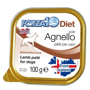 Karma mokra dla psa FORZA10 Solo Diet, jagnięcina, 100 g. - Forza10