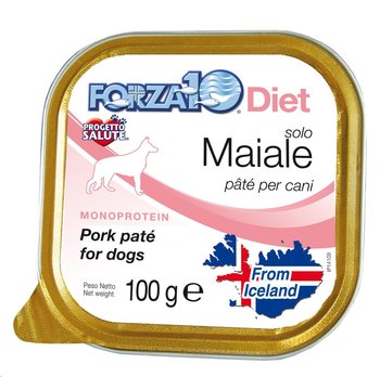 Karma mokra dla psa FORZA10 Solo Diet, wieprzowina, 100 g. - Forza10