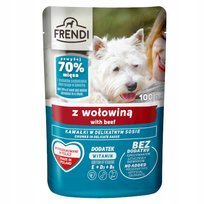 Karma mokra dla psa FRENDI w sosie z wołowiną 100 g