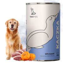 Karma Mokra dla Psa Kaczka Monobiałkowa Zdrowy Posiłek Puszka 400g 1szt