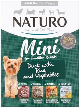Karma mokra dla psa NATURO Adult Mini, kaczka z ryżem i warzywami, 150 g - Naturo