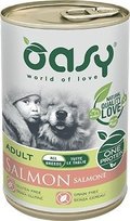 Karma mokra dla psa OASY One Protein 94% Adult łosoś 400 g
