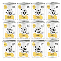 Karma mokra dla psa Paka Zwierzaka Pepe Pork 99% wieprzowina 12x800g