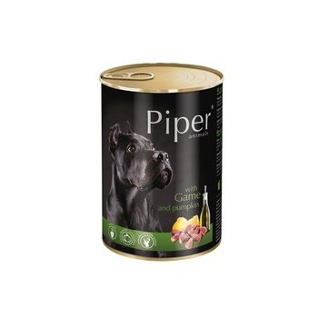 Karma mokra dla psa PIPER, z dziczyzną i dynią, 400 g - Piper