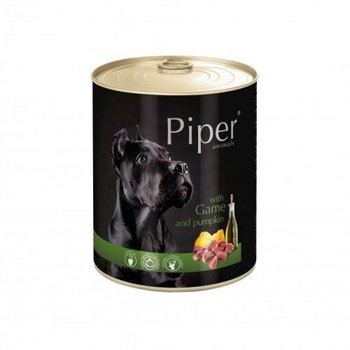 Karma mokra dla psa PIPER, z dziczyzną i dynią, 800 g - Piper