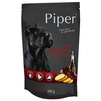 Karma mokra dla psa PIPER, z wątrobą wołową i ziemniakami, 500 g - Piper