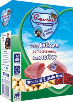 Karma mokra dla psa RENSKE Grain Free Fresh, Turkey, 395 g - Renske