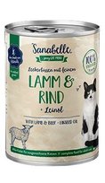 Karma mokra dla psa SANABELLE jagnięcina wołowina i olej lniany 400 g