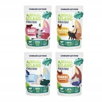 Karma Mokra Kota 40x85 Gram KURCZAK INDYK RYBA WOŁOWINA MIX W SASZETKACH